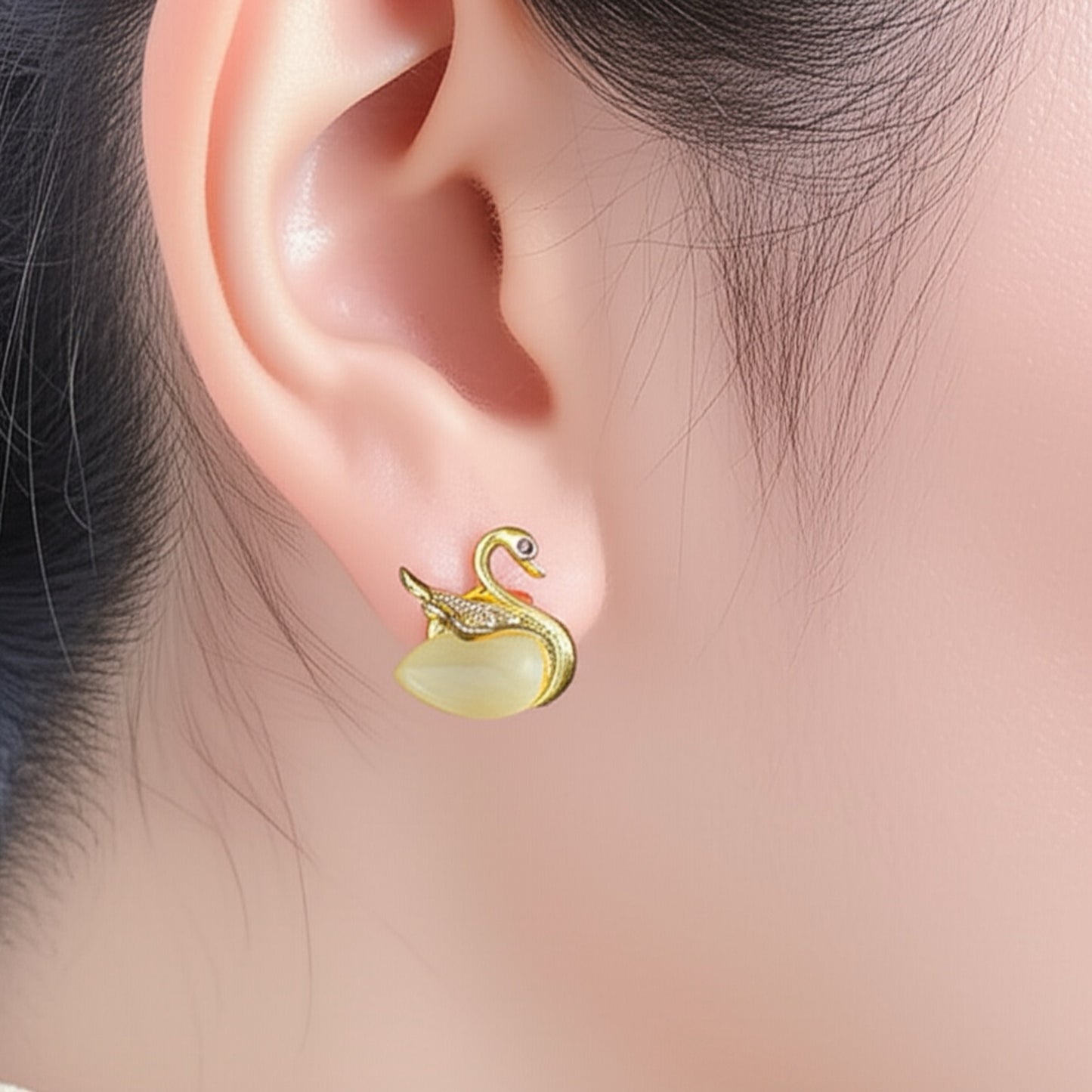 427050 Cz Delicate Tops With Gold Plating