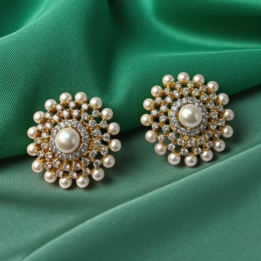 428448 Cz Classic Bali With Rhodium Plating-Silver