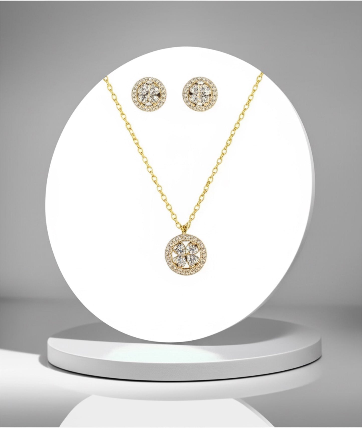 W42437 Western Pendant Set Gold Plated