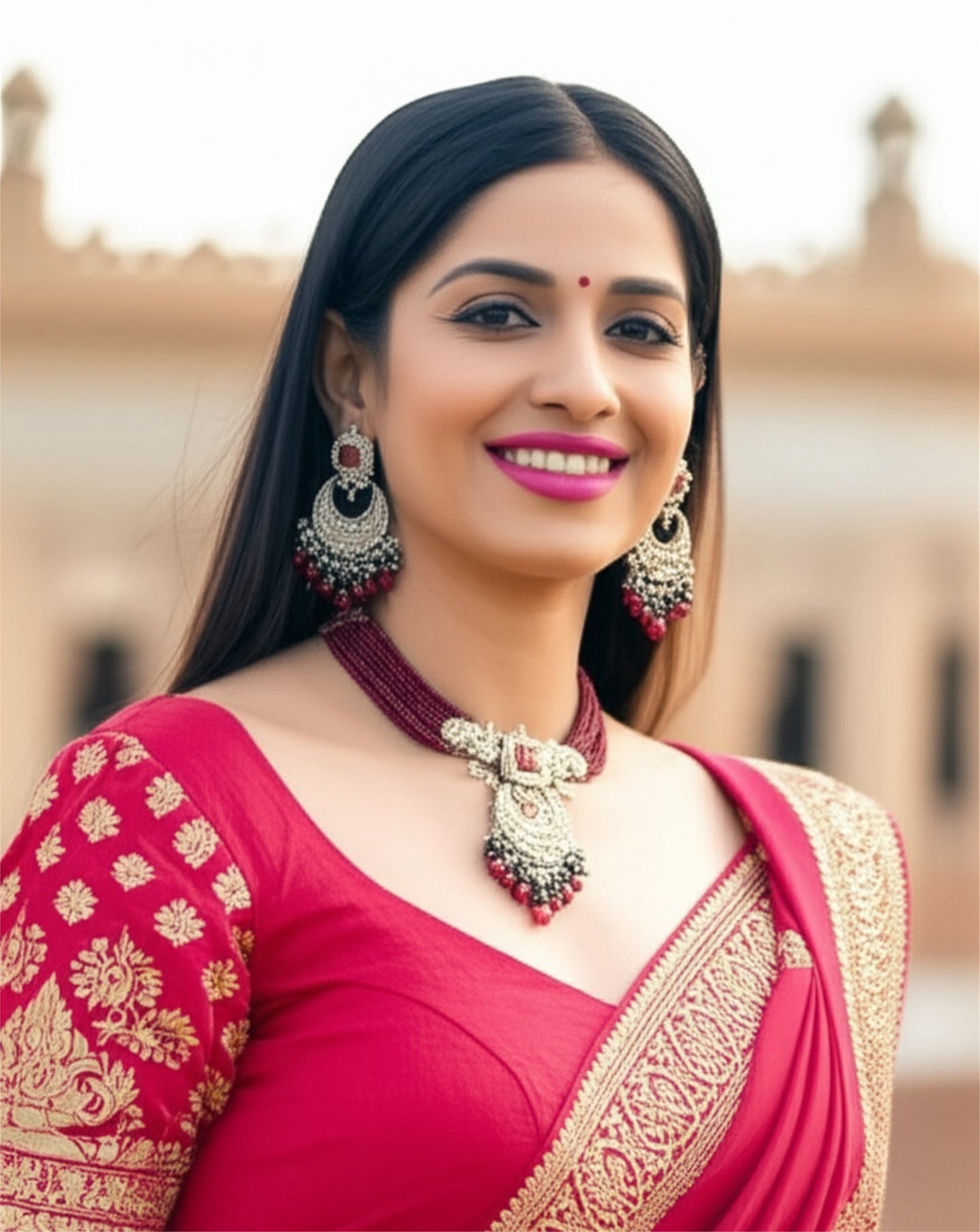 915009-NS Cz Delicate Necklace