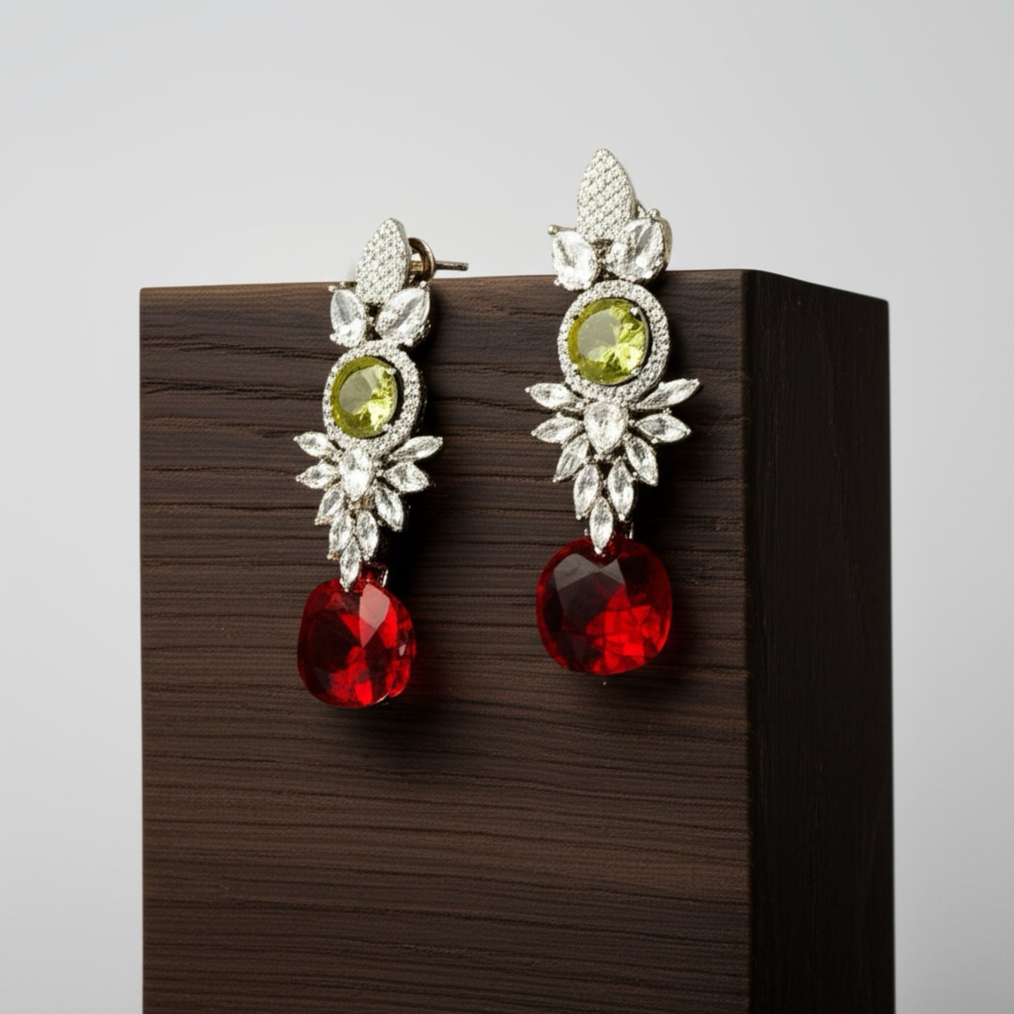 96509-ER Earring With Gold/Rhodium Plating