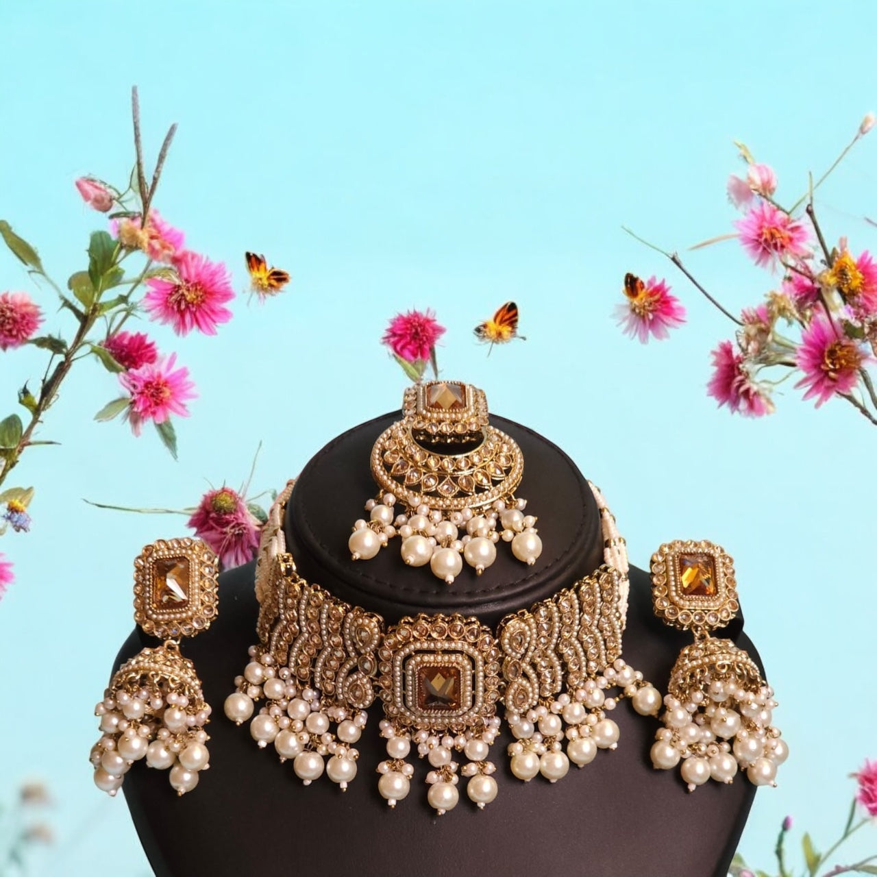 913009-NS Cz Delicate Necklace