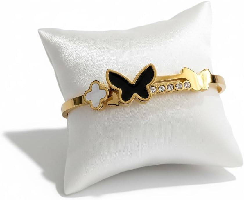 1453-Pretty Precious Anti-Tarnish Openable Stainless Steel Kada for Women & Girls | Western Openable SS Kada | Designer Bracelet