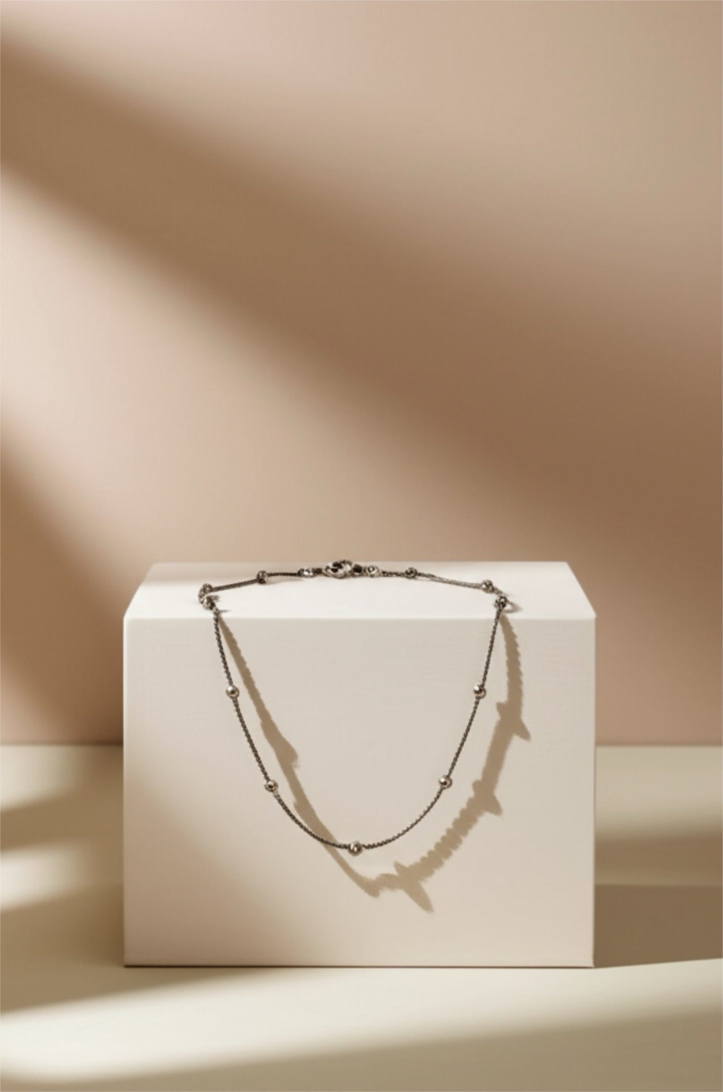 418230 Cz Delicate Chain With Black Plating