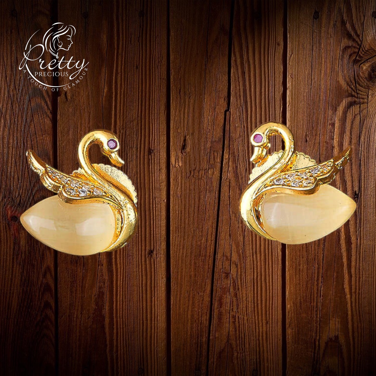 427050 Cz Delicate Tops With Gold Plating