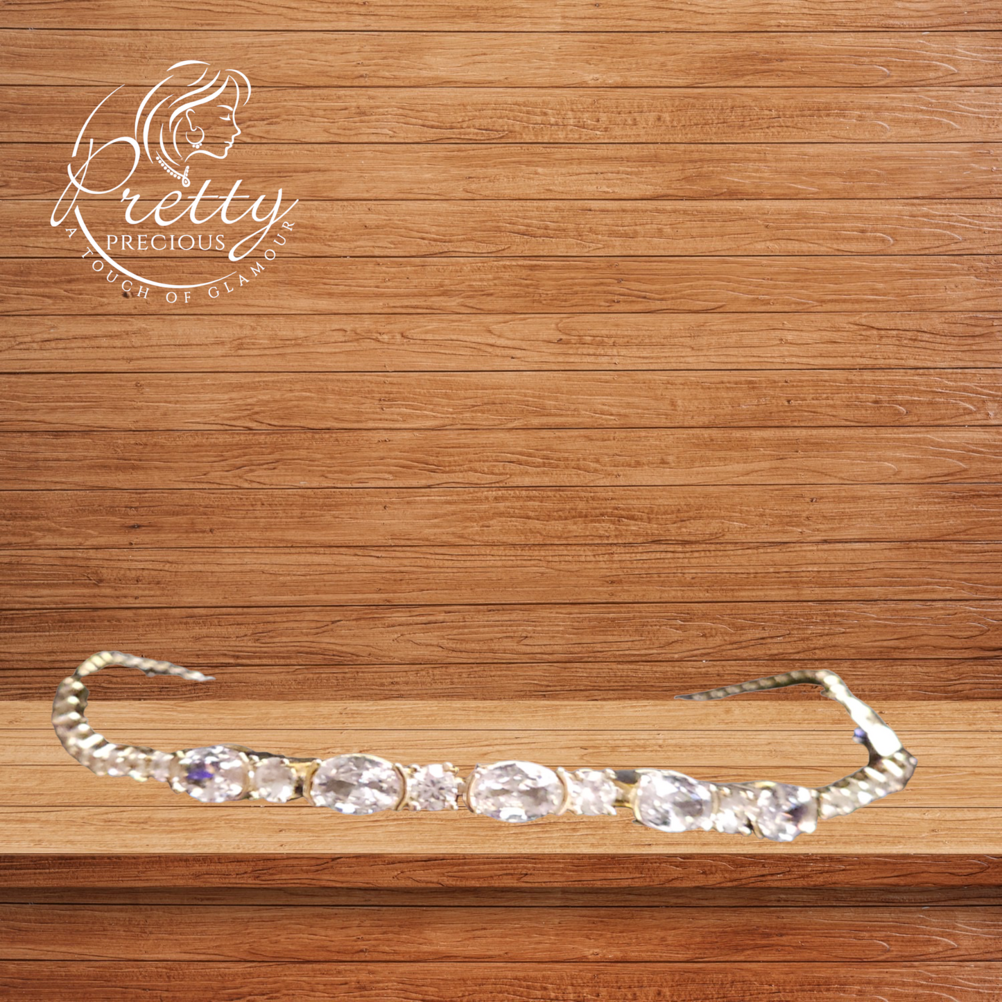 92359BR Cubic Zirconia Adjustable Bracelet