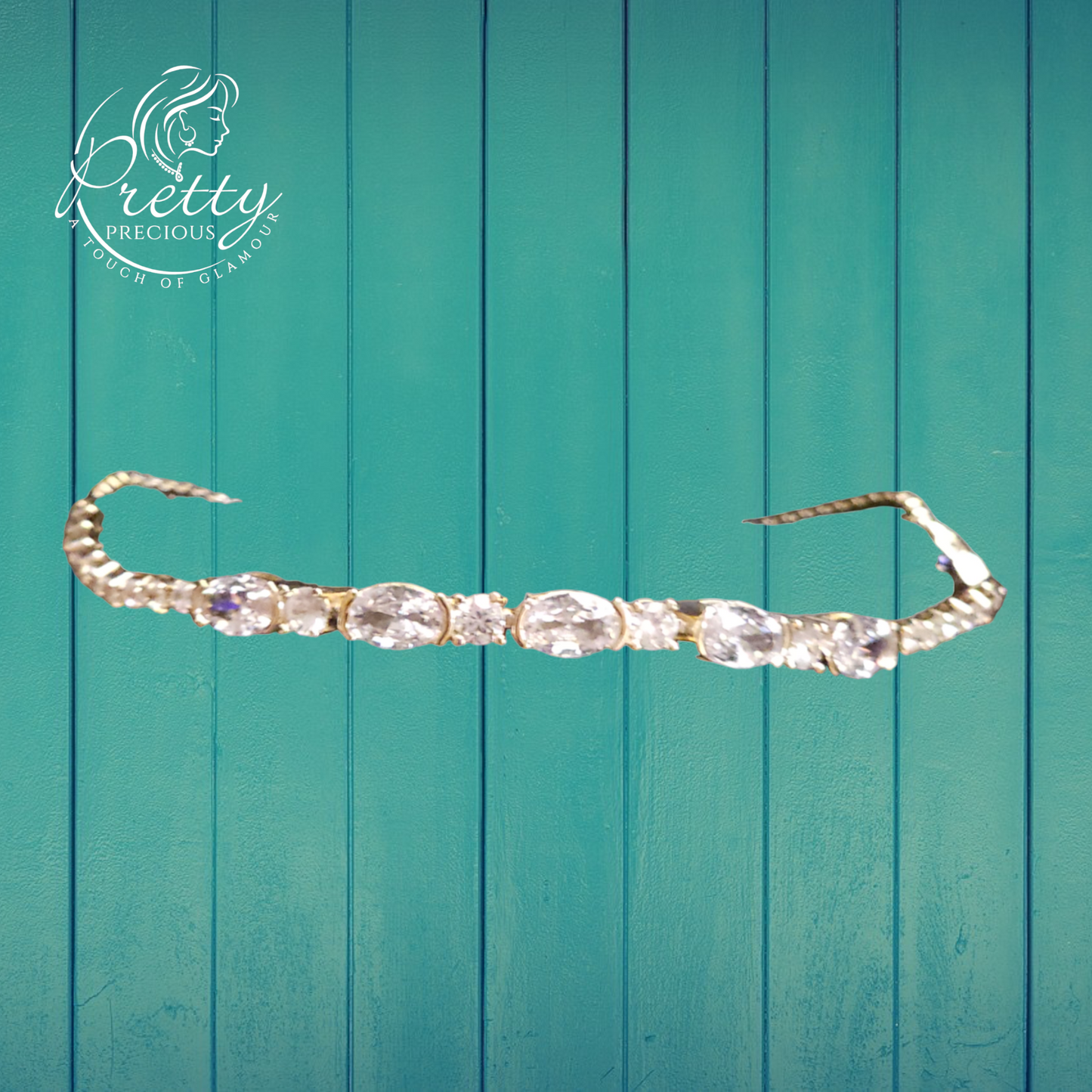 92359BR Cubic Zirconia Adjustable Bracelet