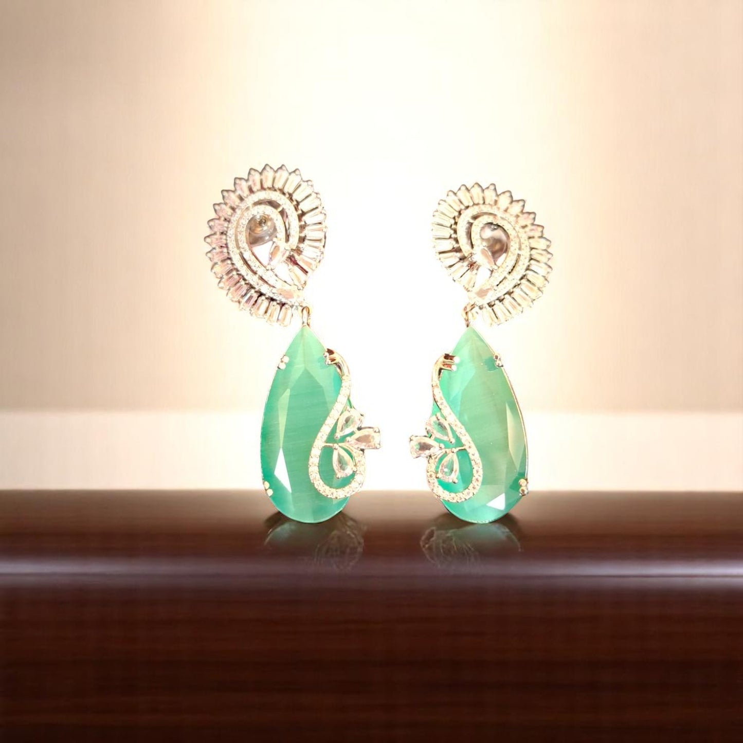 97509-ER Earring With Gold/Rhodium Plating