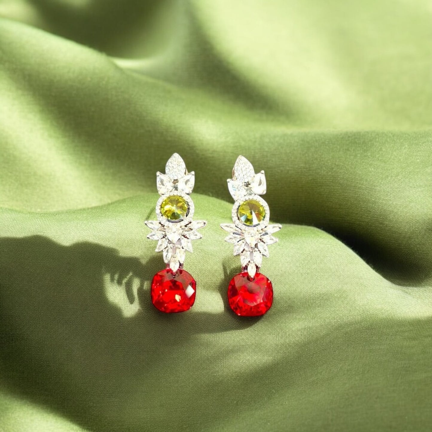 96509-ER Earring With Gold/Rhodium Plating