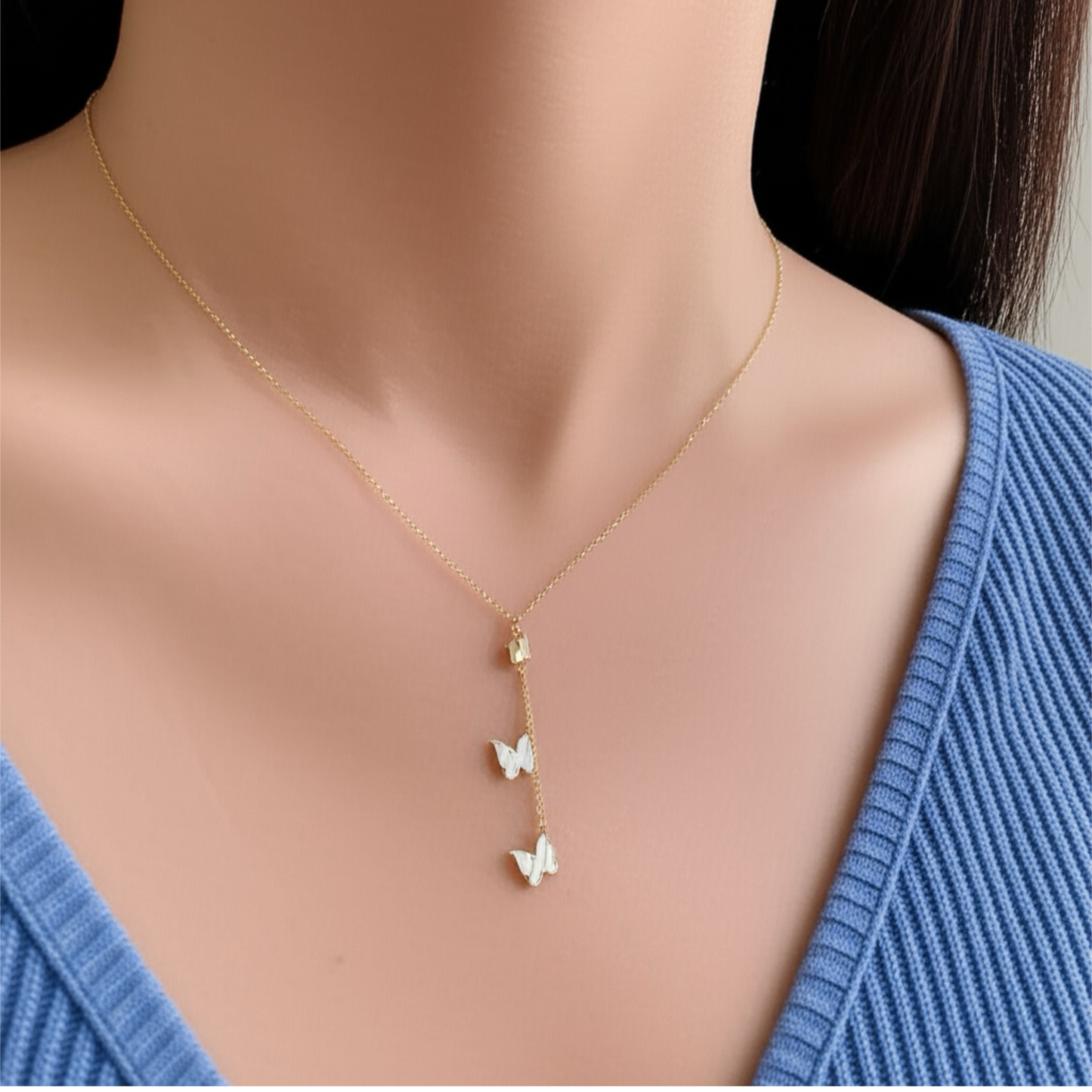 42466 Cz Delicate Chain Gold Plating