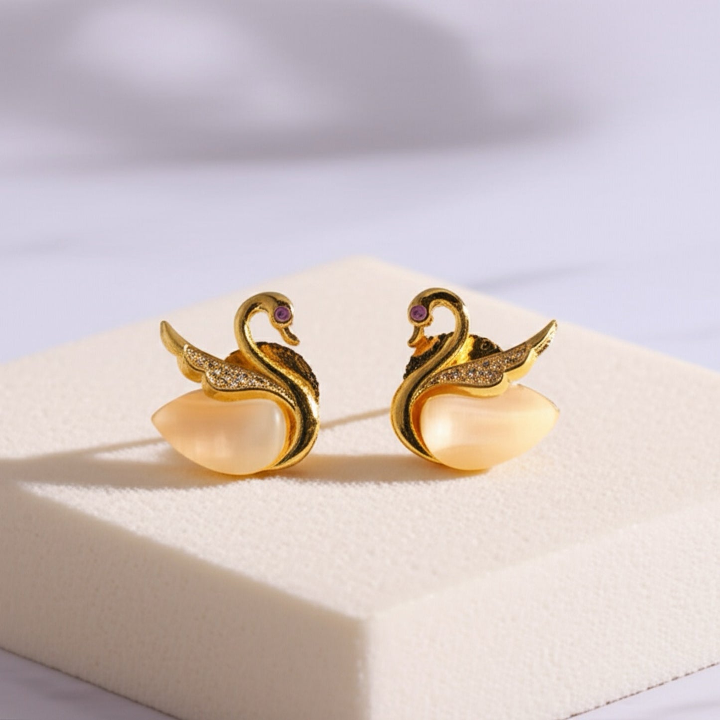 427050 Cz Delicate Tops With Gold Plating