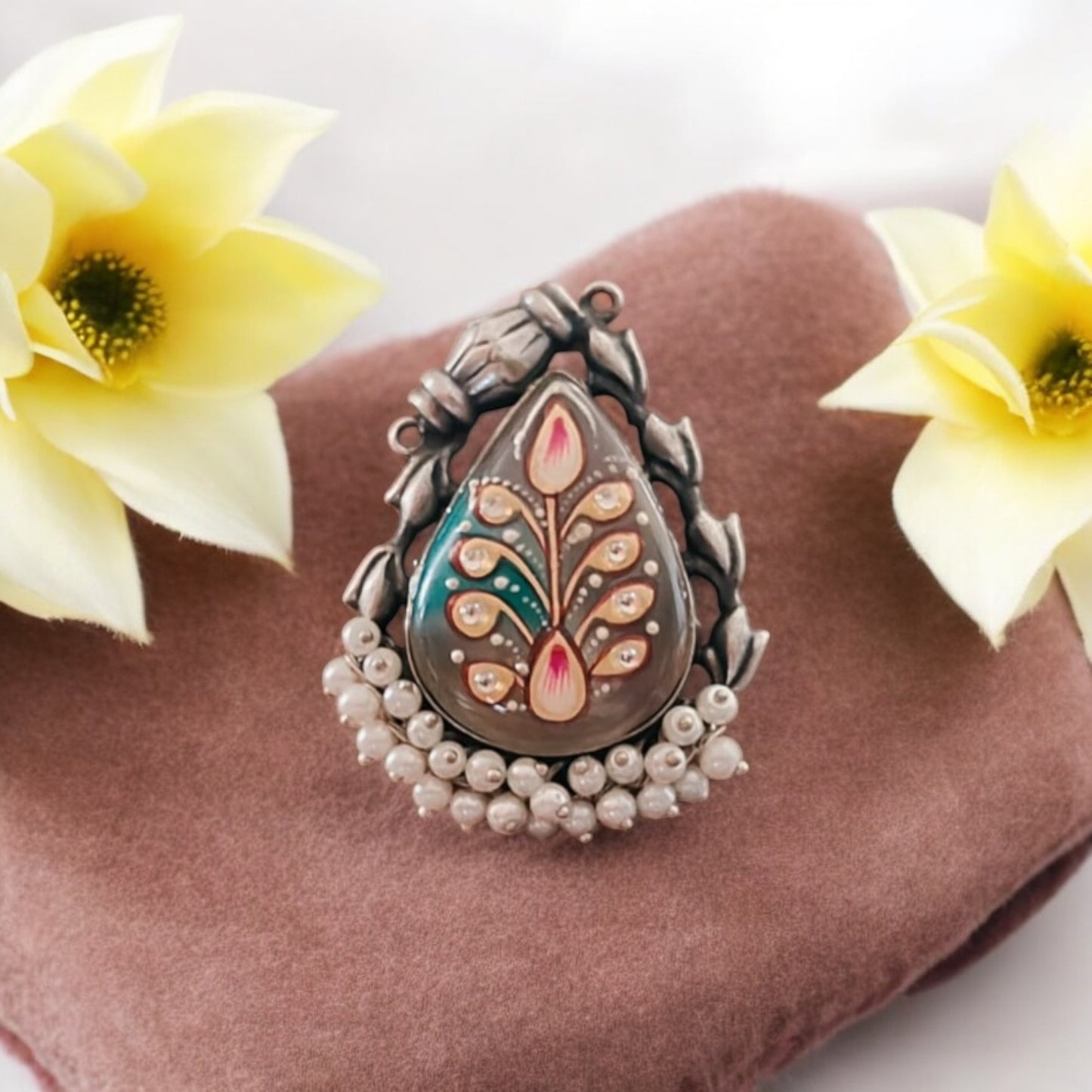 93509-RNO Ring With Oxidised Plating-Grey