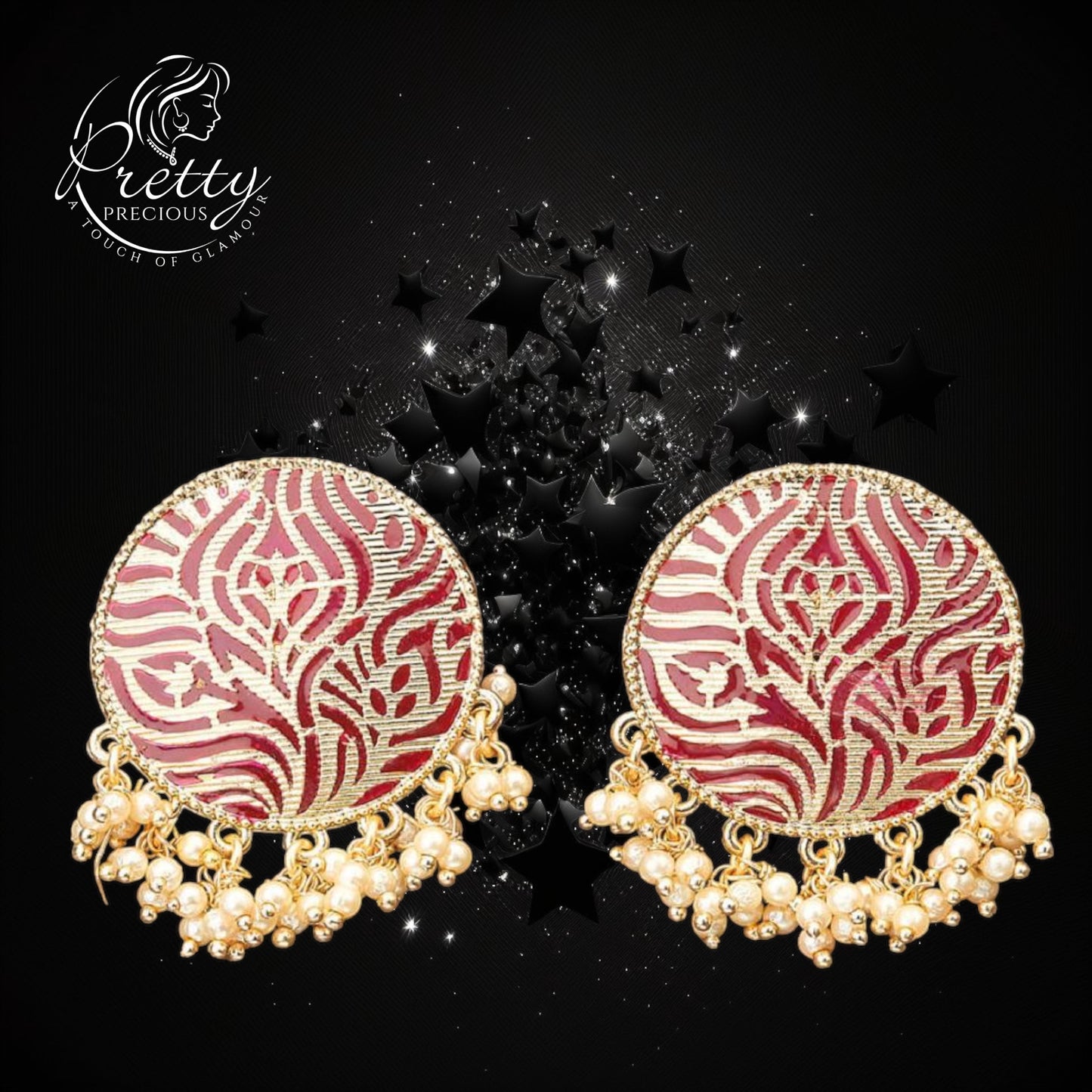 90302 Indo Western Tops With Gold Plating