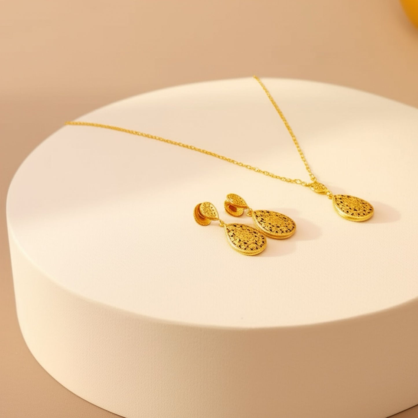 PS-420 Western Pendant Set Gold Plated