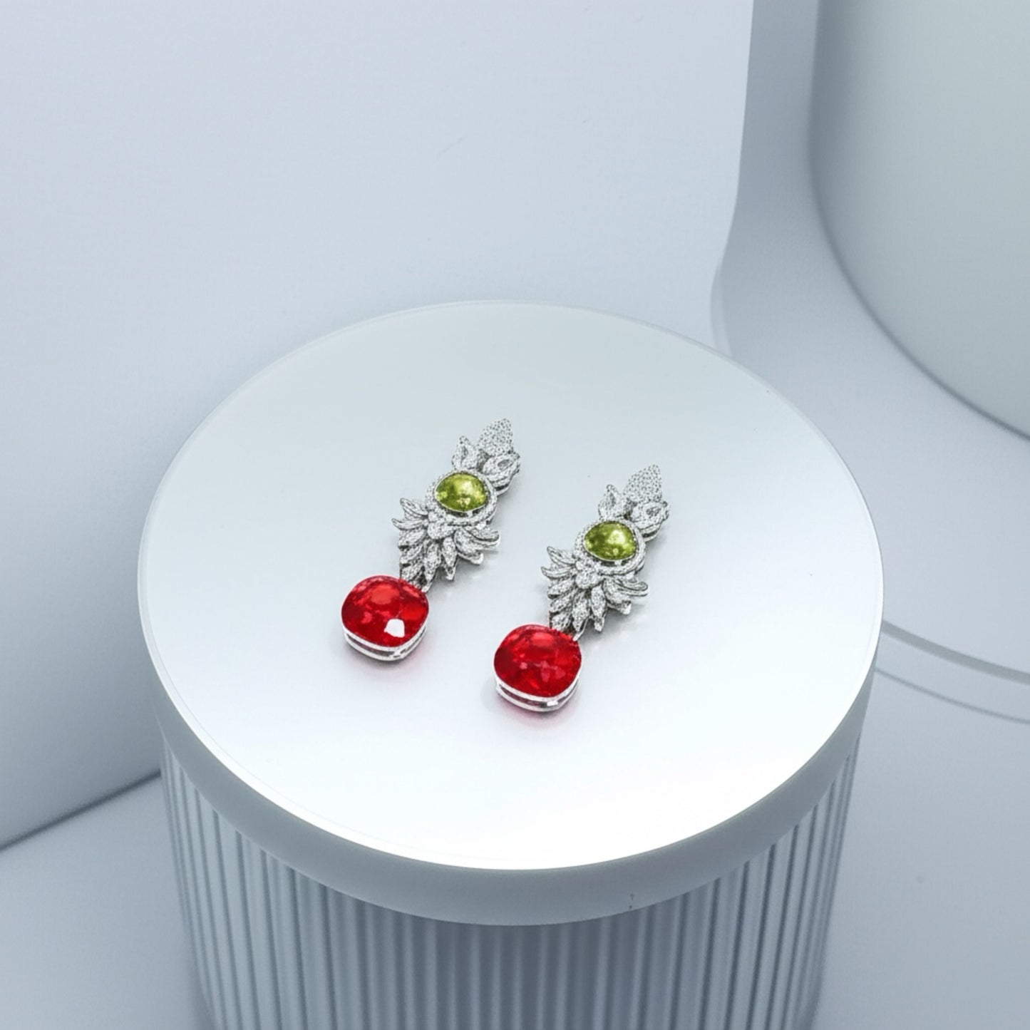 96509-ER Earring With Gold/Rhodium Plating