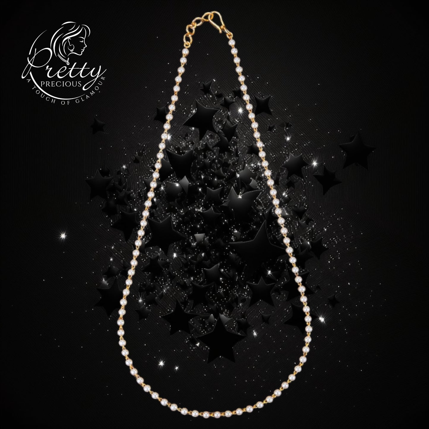 427445 Cz Mala Necklace With Gold Plating