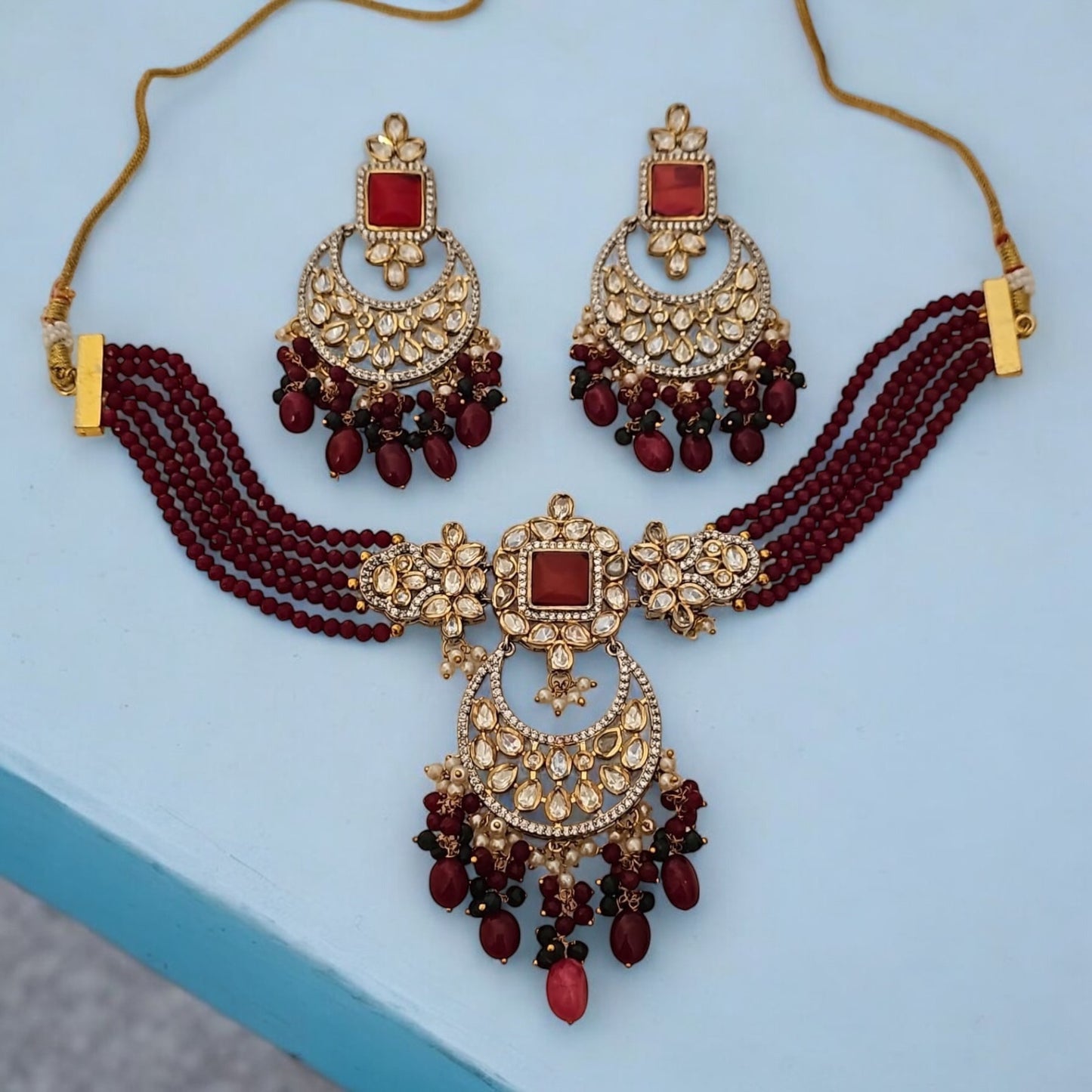 915009-NS Cz Delicate Necklace