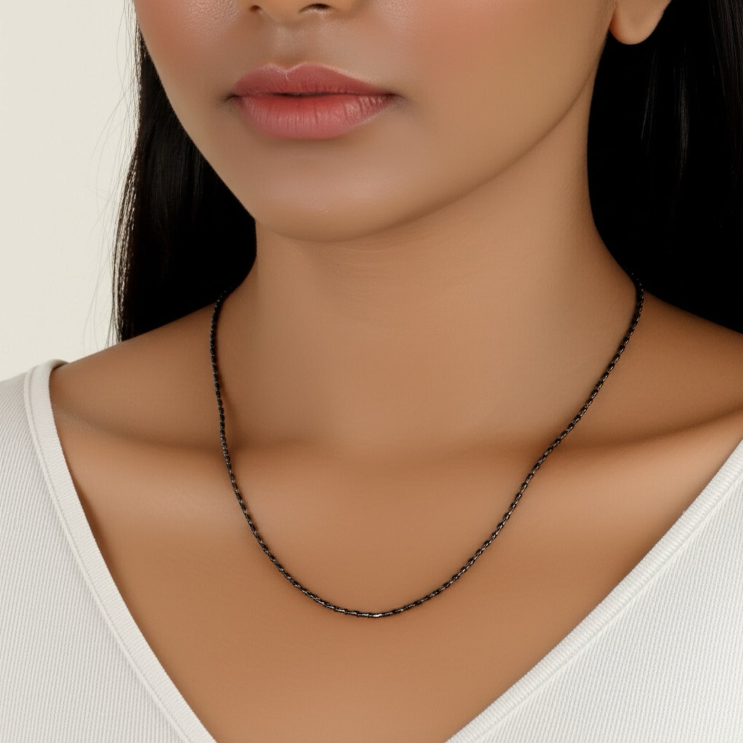 431554 Cz Classic Mala Necklace With Gold Plating