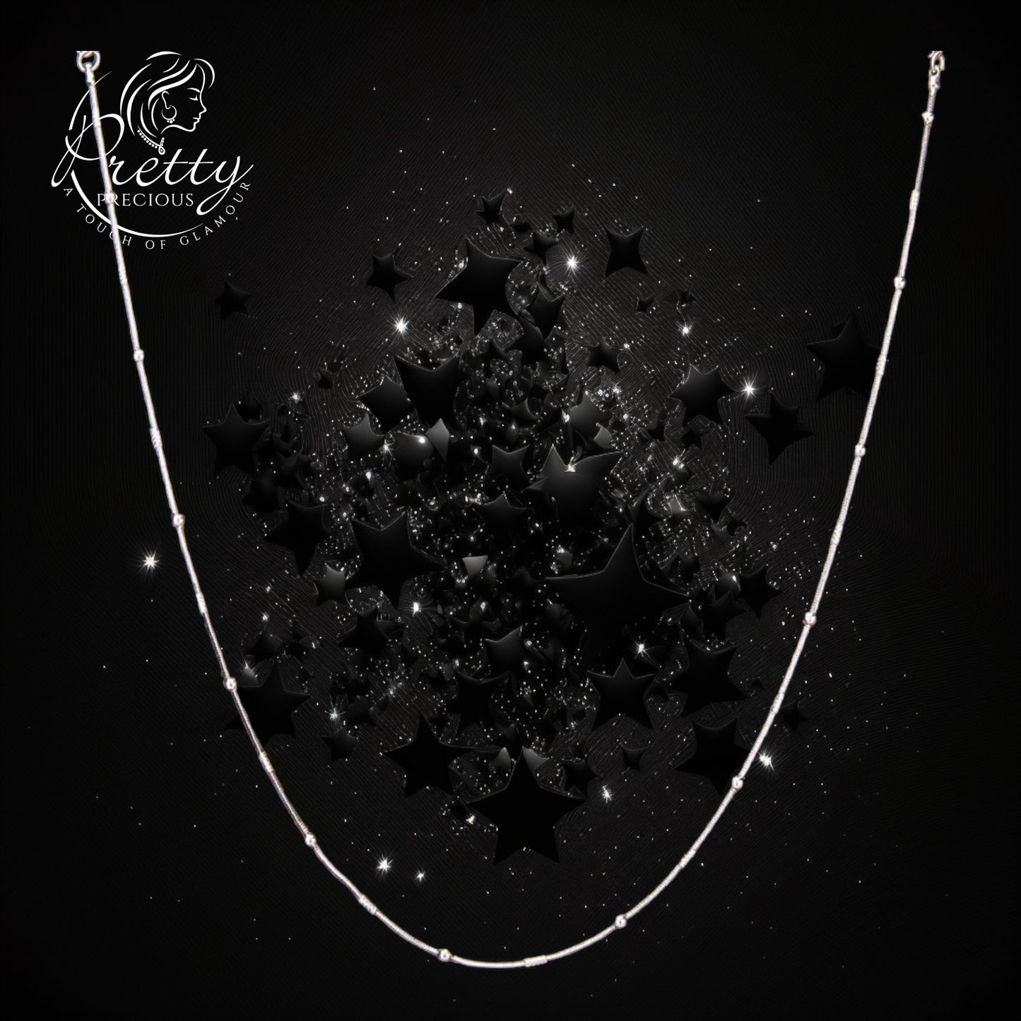 425294 Cz Delicate Chain With Rhodium Plating