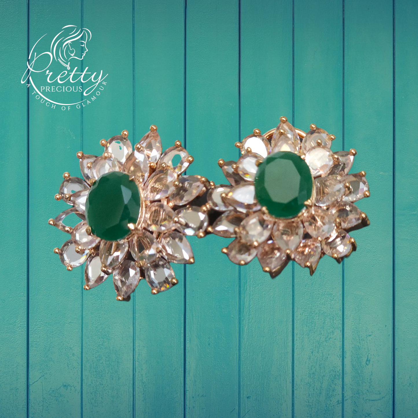 67429 CZ Tops With Rose Gold Plating