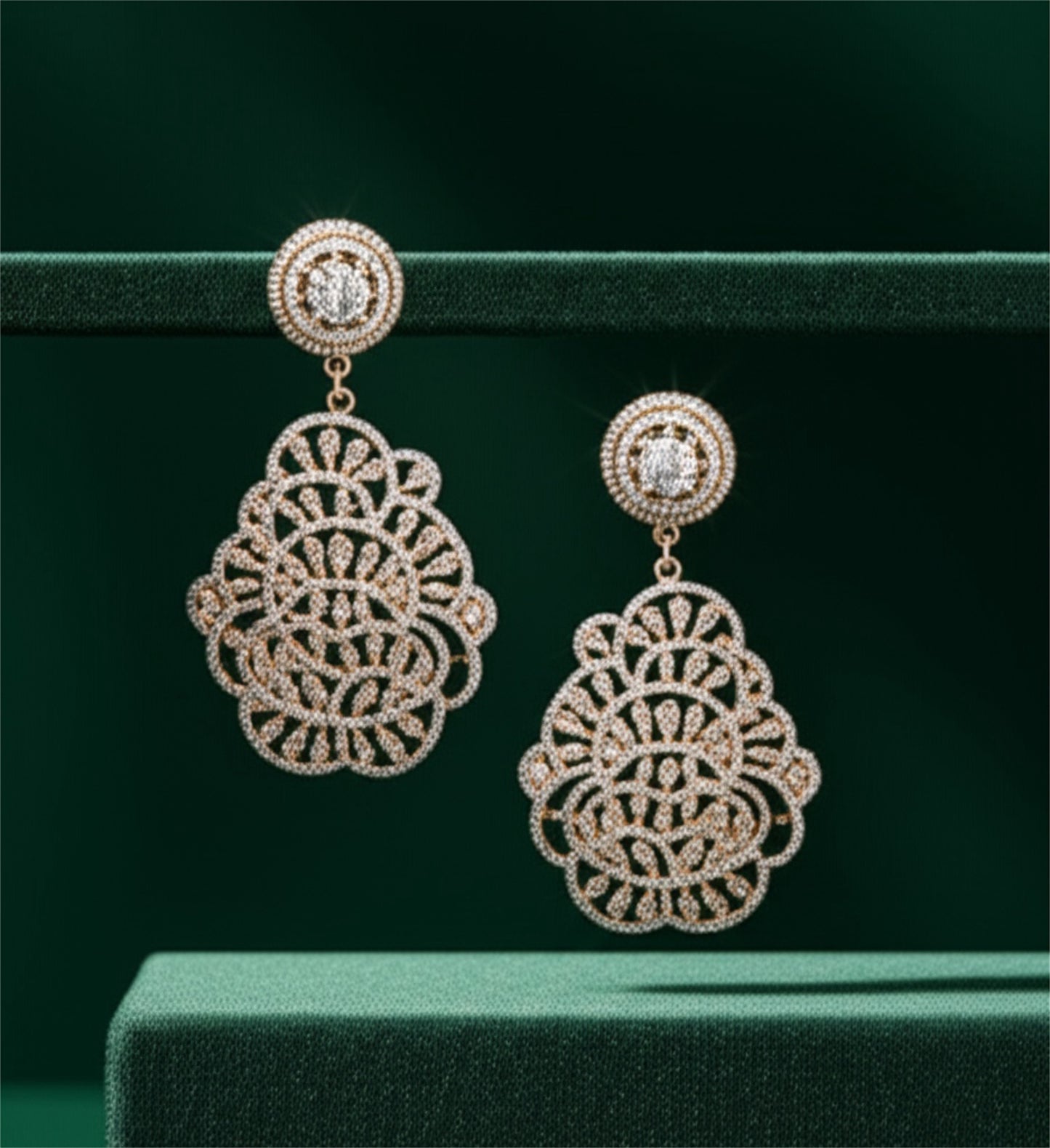 422162 American Diamond Classic Earring