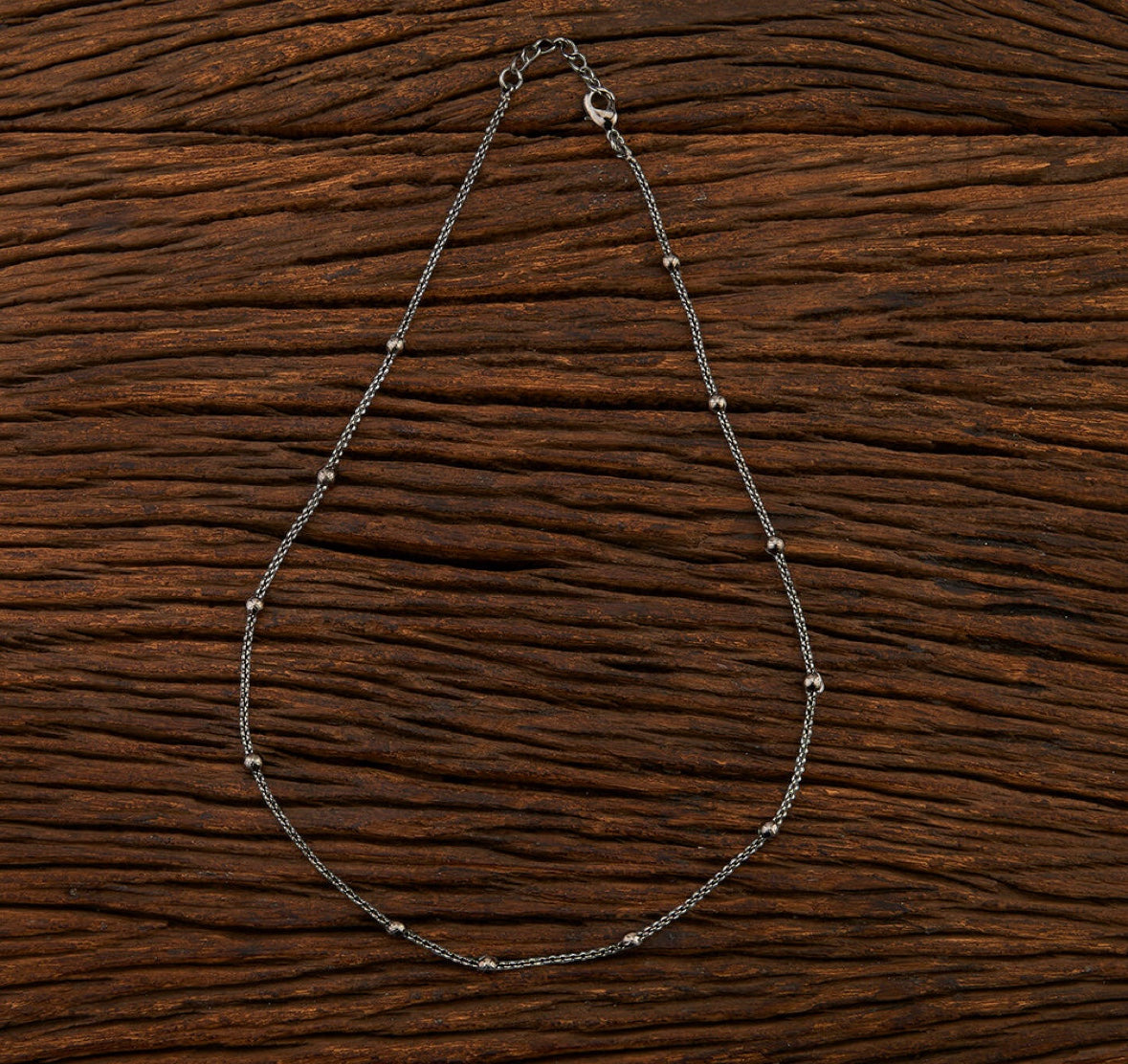 418230 Cz Delicate Chain With Black Plating