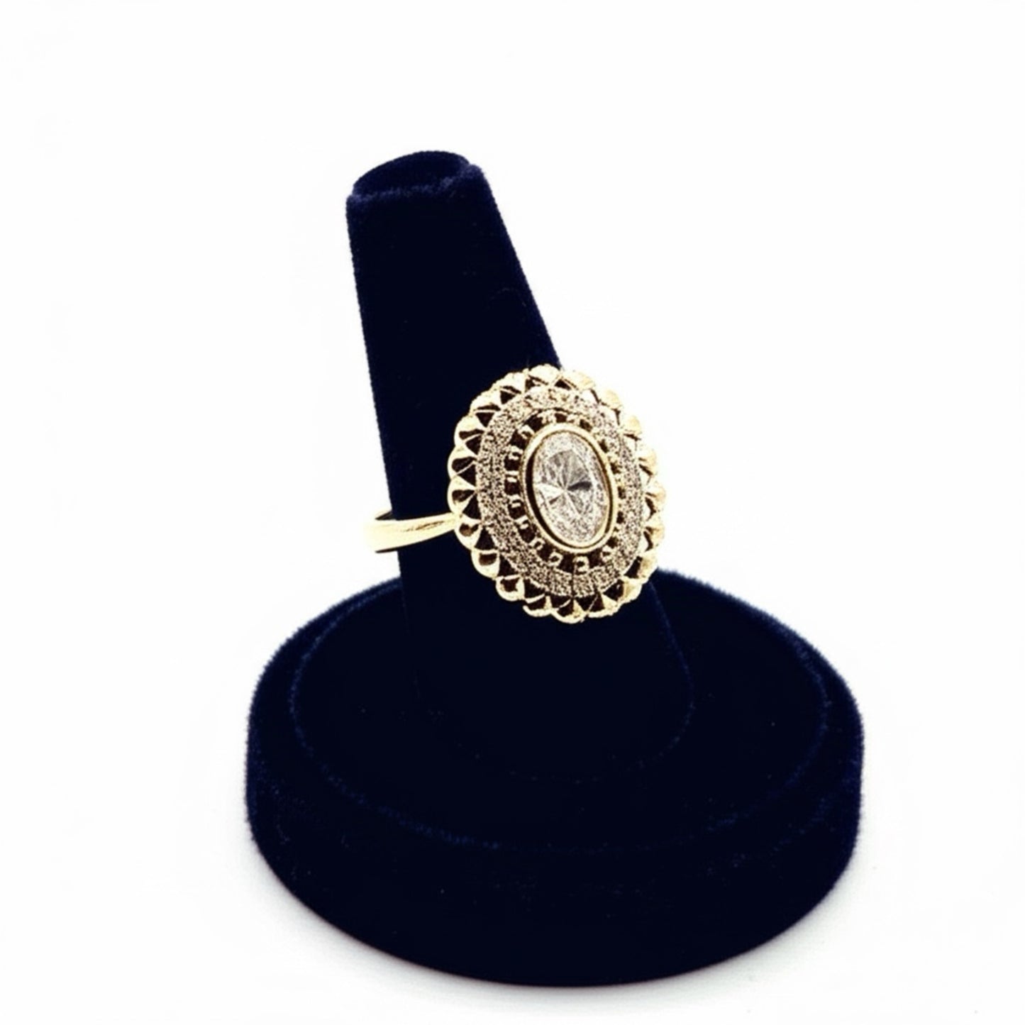 22475 Cz Adjustable Ring Silver