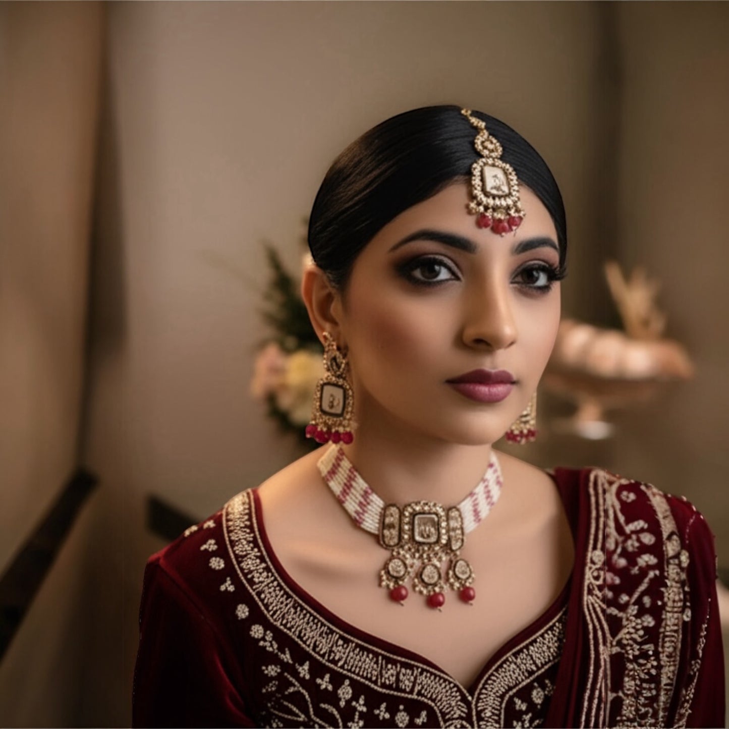 98909-NS Cz Delicate Necklace