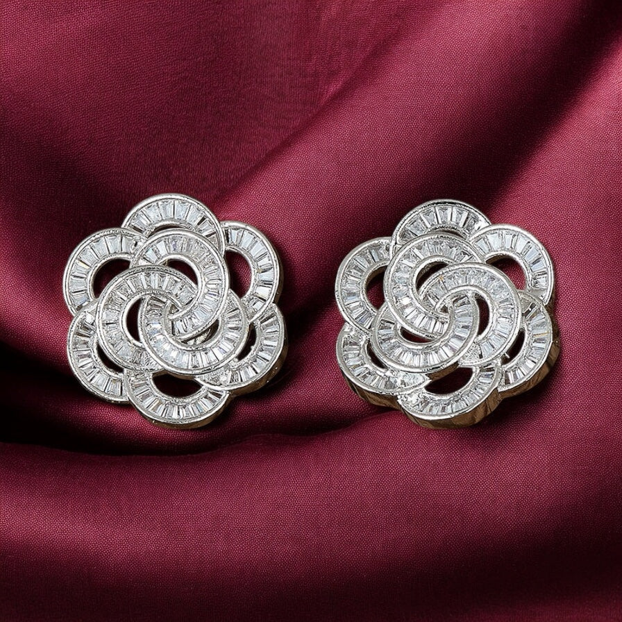 430631 Cz Classic Tops With Rhodium Plating-Silver