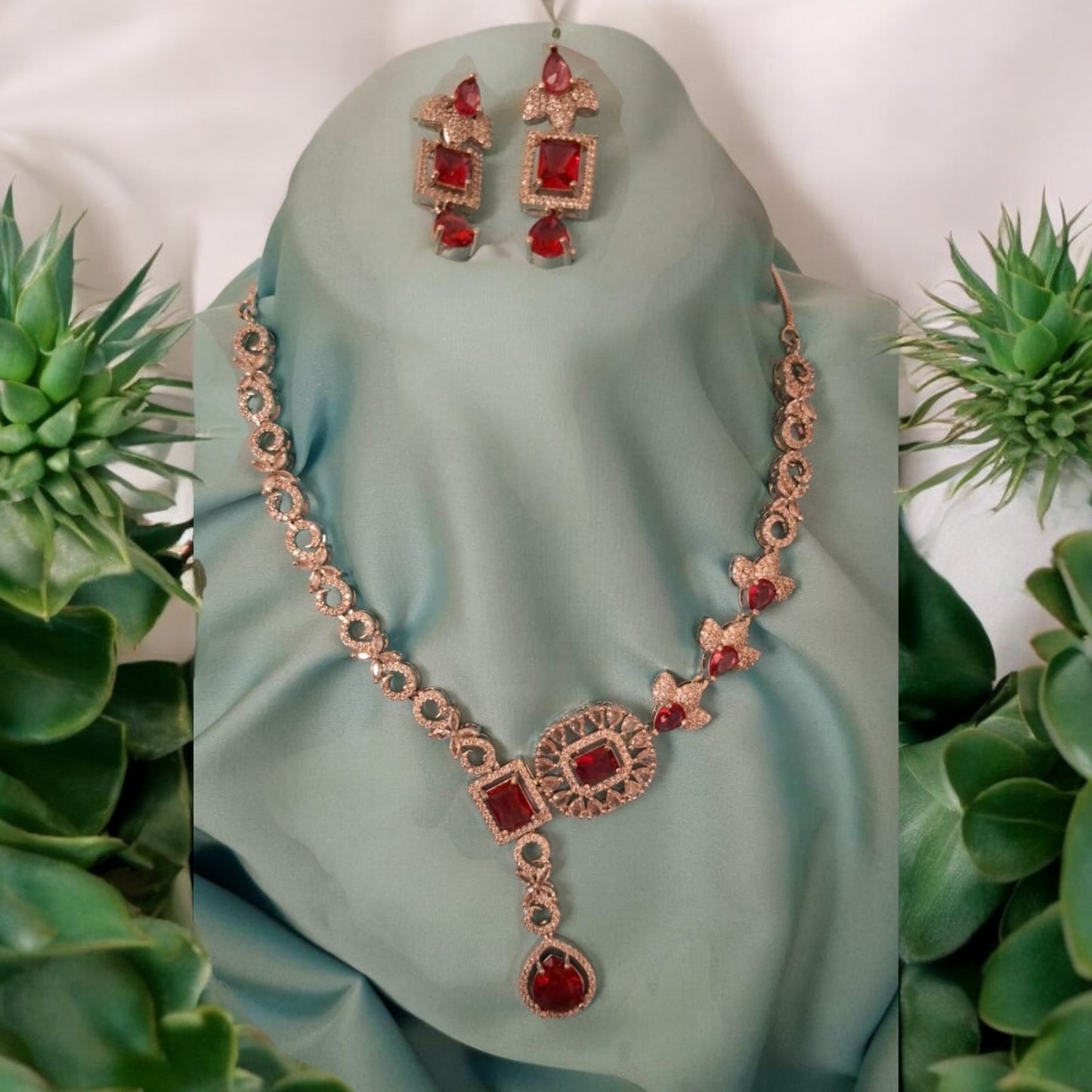 95509-NS Cz Delicate Necklace