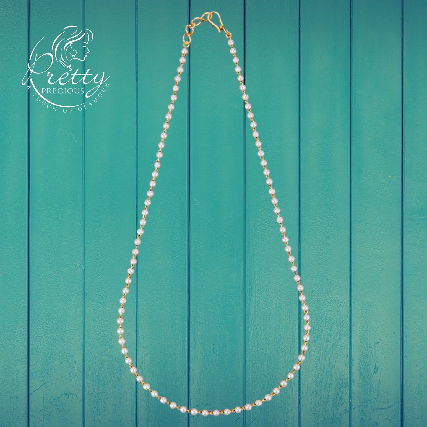 427445 Cz Mala Necklace With Gold Plating