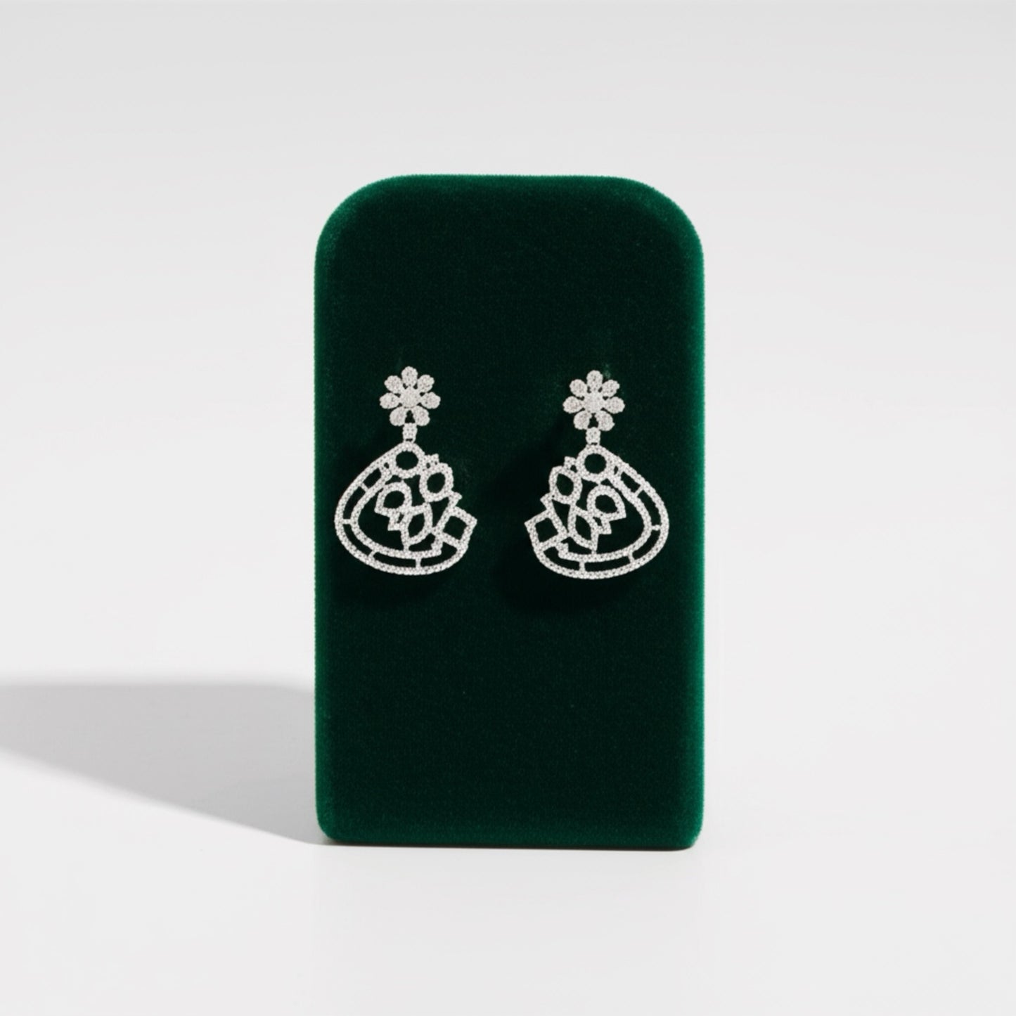 436317 Earring With Gold/Rhodium Plating