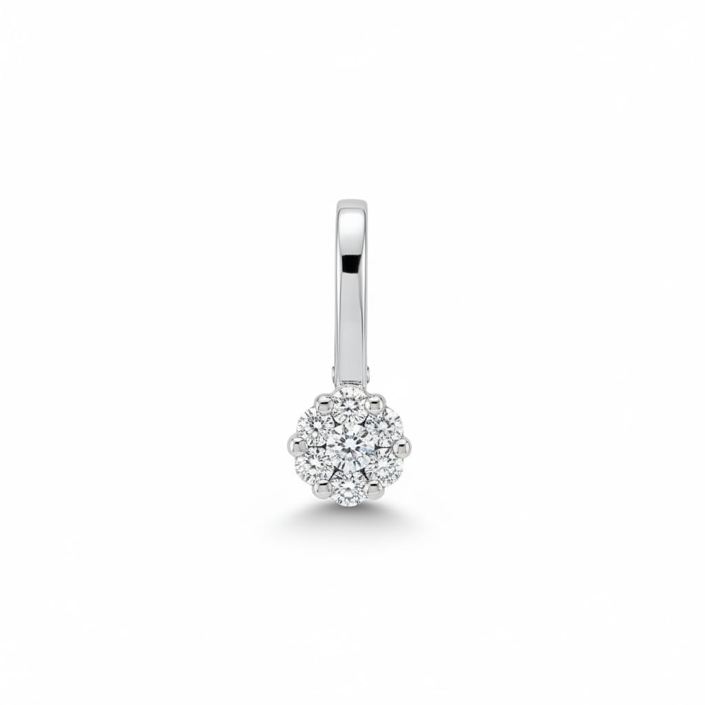 Pretty Precious American Diamond Nose Ring for Women & Girls | Rhodium/Gold Plated AD Nose Pin | Elegant Crystal Stud Nose Jewelry | Lightweight Traditional & Party Wear Nath