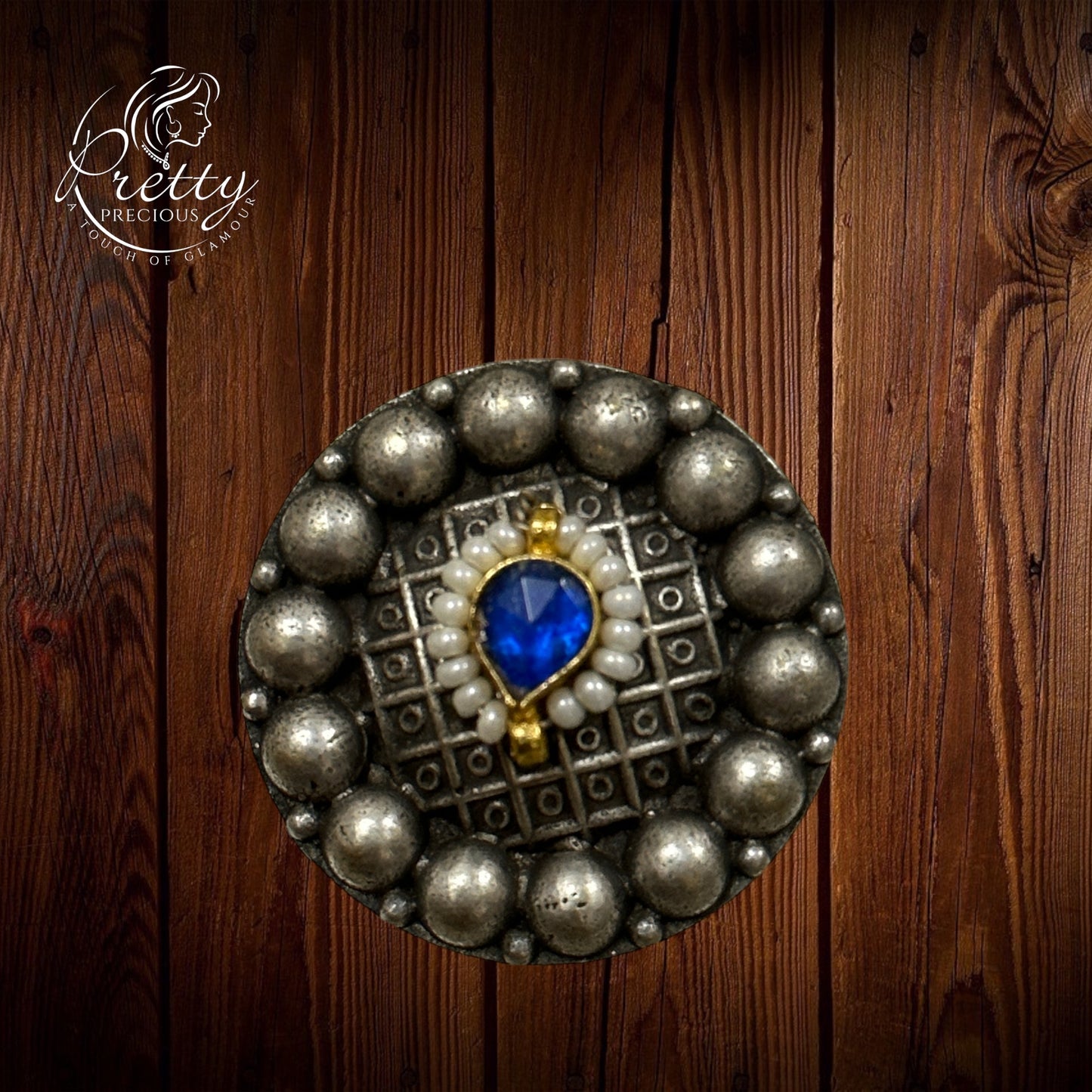 804444 Ring With Oxidised Plating