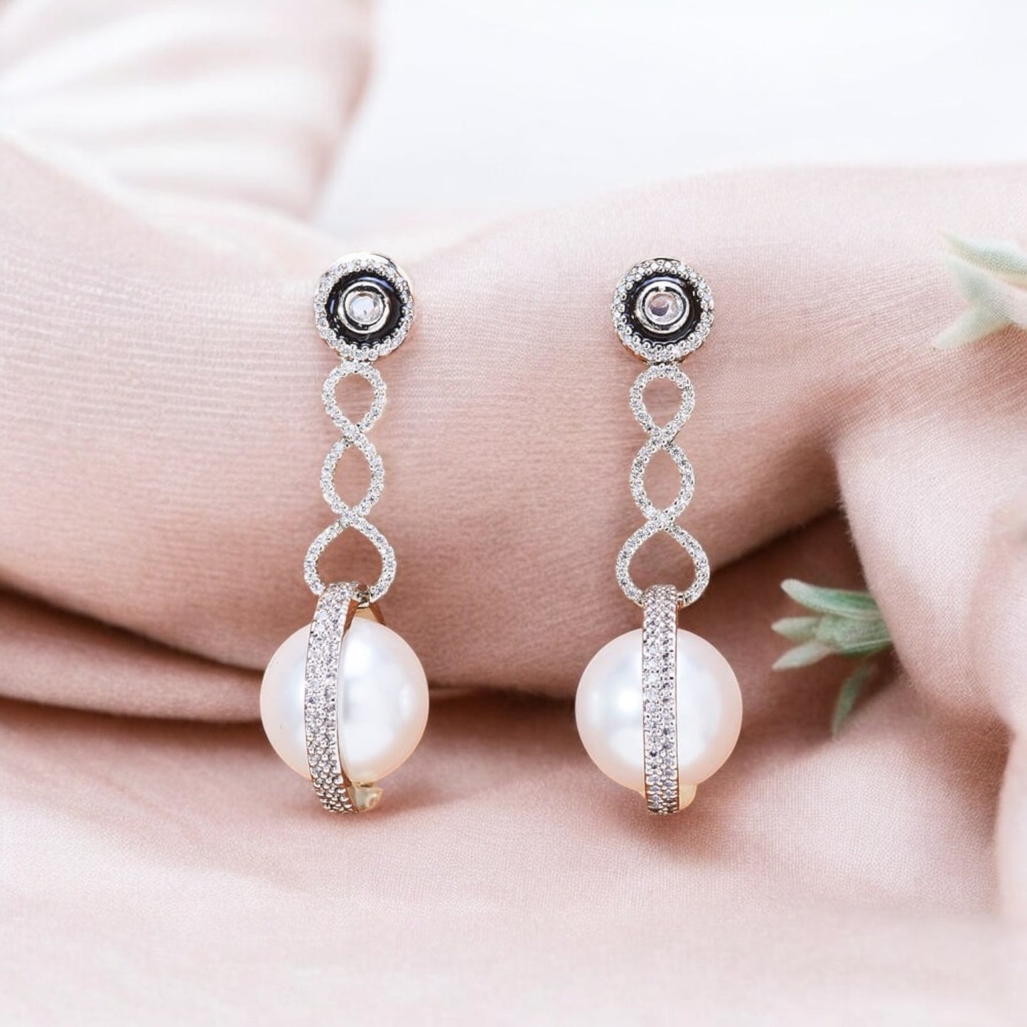 435180 Earring With Rhodium Plating-Silver