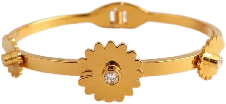 1454-Pretty Precious Anti-Tarnish Openable Stainless Steel Kada for Women & Girls | Western Openable SS Kada | Designer Bracelet