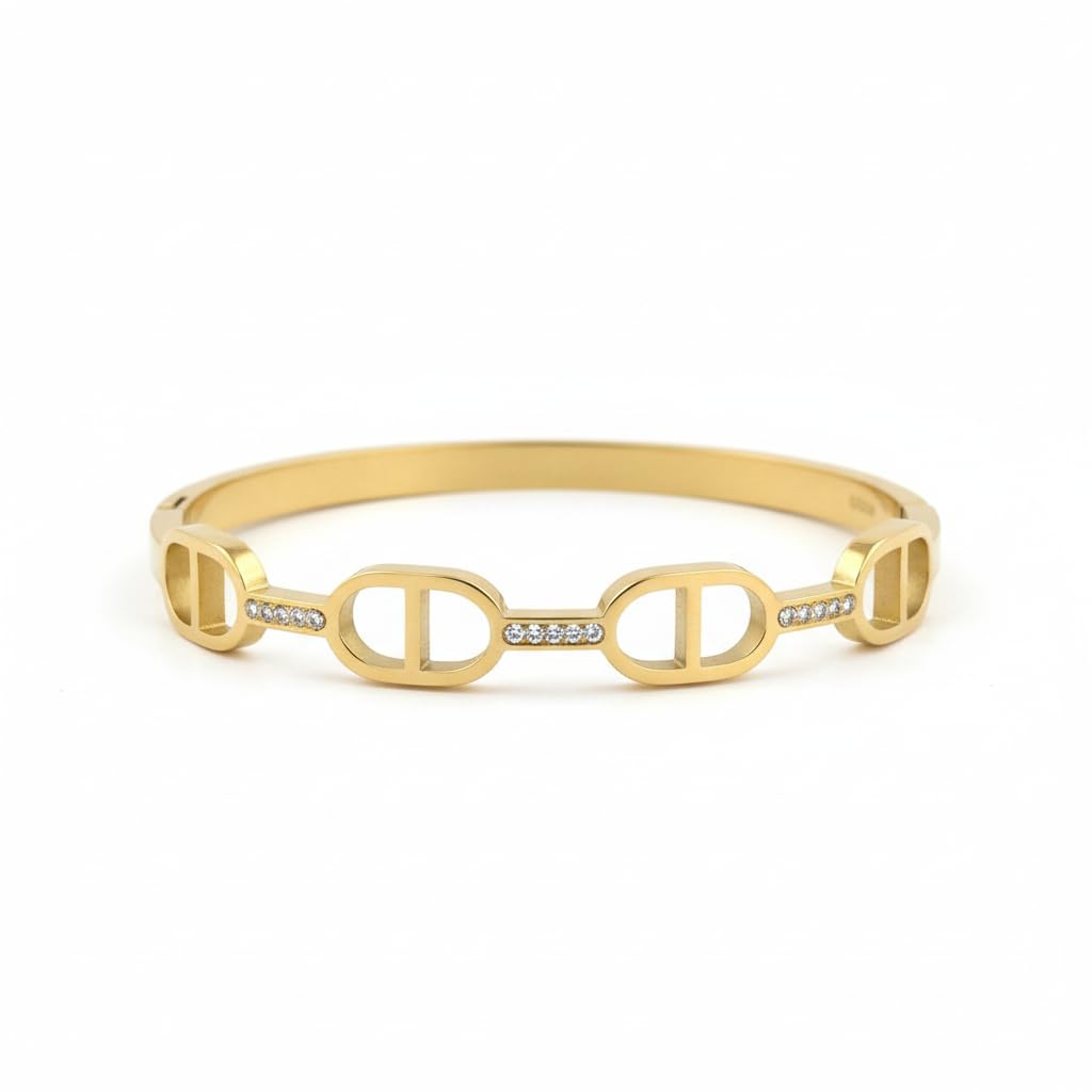 Anti-Tarnish Openable Stainless Steel Kada for Women & Girls, Western Designer Bracelet, Multiple Designs