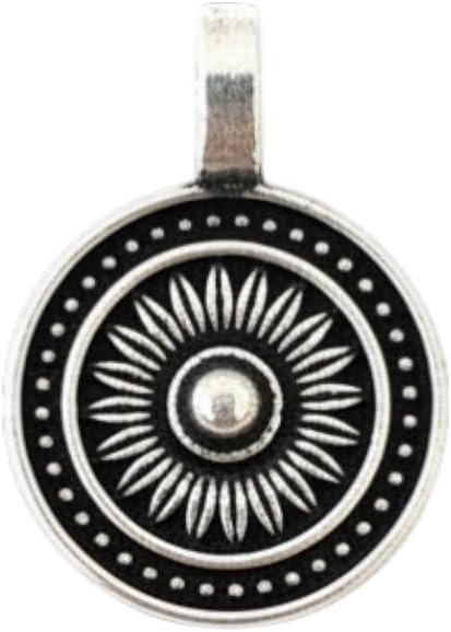 1543-Pretty Precious Oxidised Nose Ring for Women & Girls | Traditional Antique Silver Tone Nose Pin | Ethnic Indian Jewellery | Lightweight & Comfortable | Festive & Daily Wear