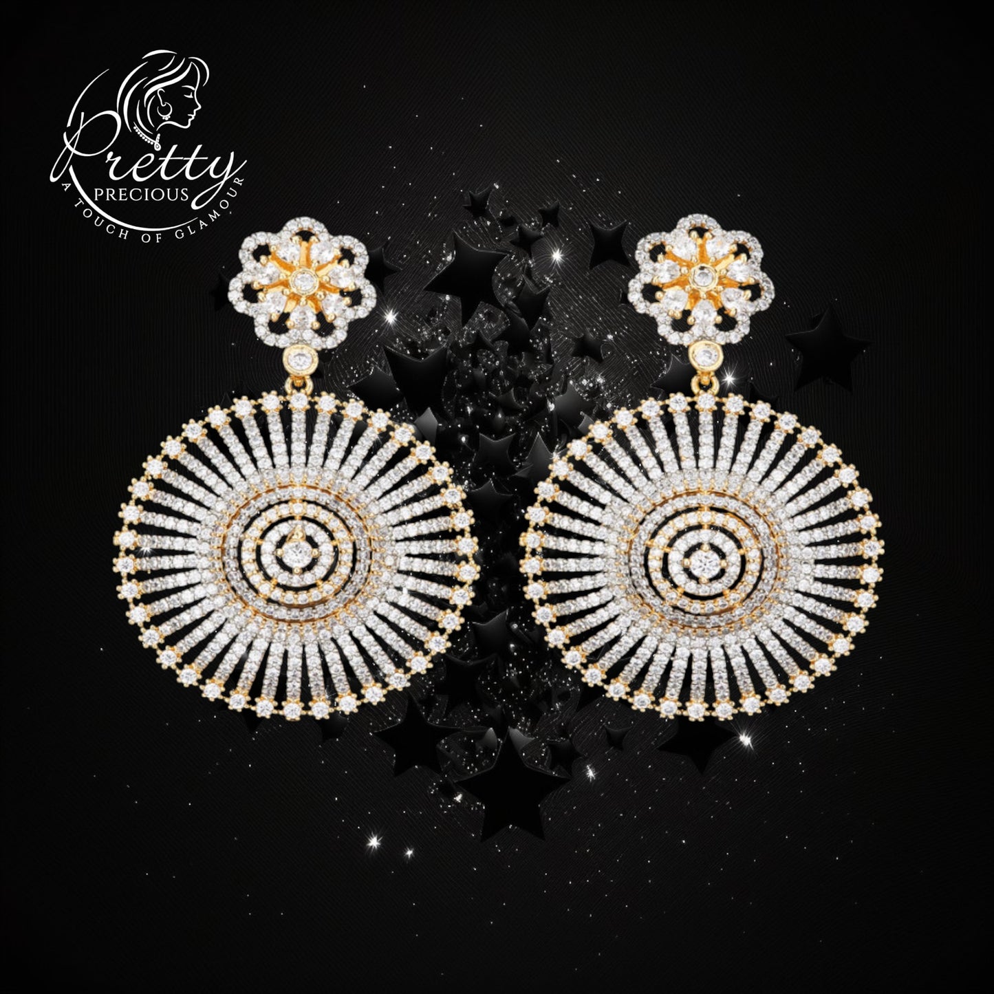 422509 American Diamond Classic Earring
