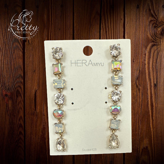 91009ER Long Classic Western Earrings