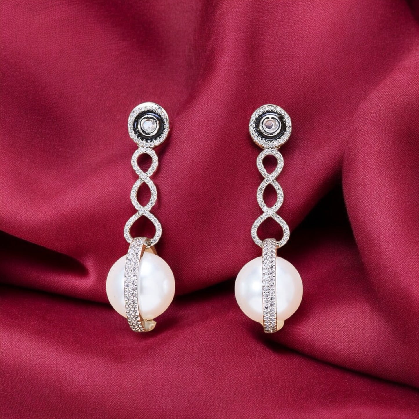 435180 Earring With Rhodium Plating-Silver