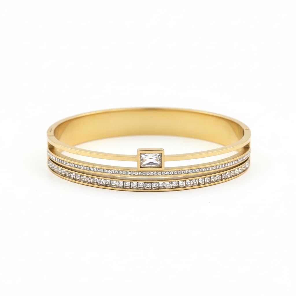 Anti-Tarnish Openable Stainless Steel Kada for Women & Girls, Western Designer Bracelet, Multiple Designs
