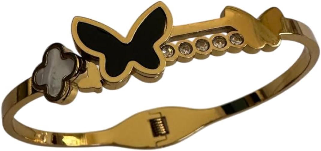 1453-Pretty Precious Anti-Tarnish Openable Stainless Steel Kada for Women & Girls | Western Openable SS Kada | Designer Bracelet