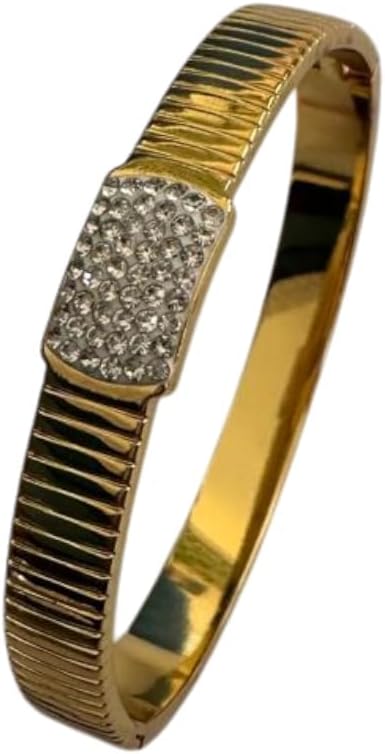 1452-Pretty Precious Anti-Tarnish Openable Stainless Steel Kada for Women & Girls | Western Openable SS Kada | Designer Bracelet