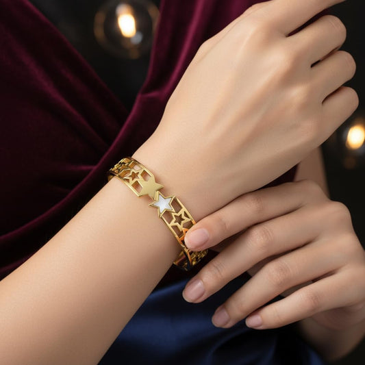 Anti-Tarnish Openable Stainless Steel Kada for Women & Girls, Western Designer Bracelet, Multiple Designs