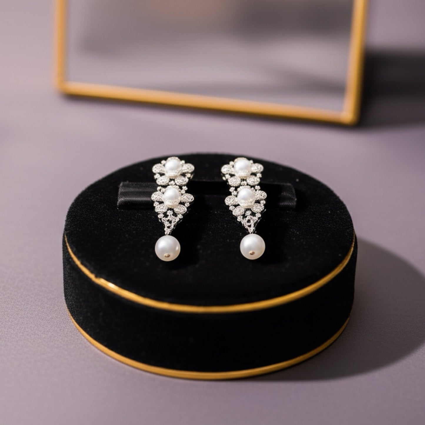 435232 Earring With Rhodium Plating-Silver