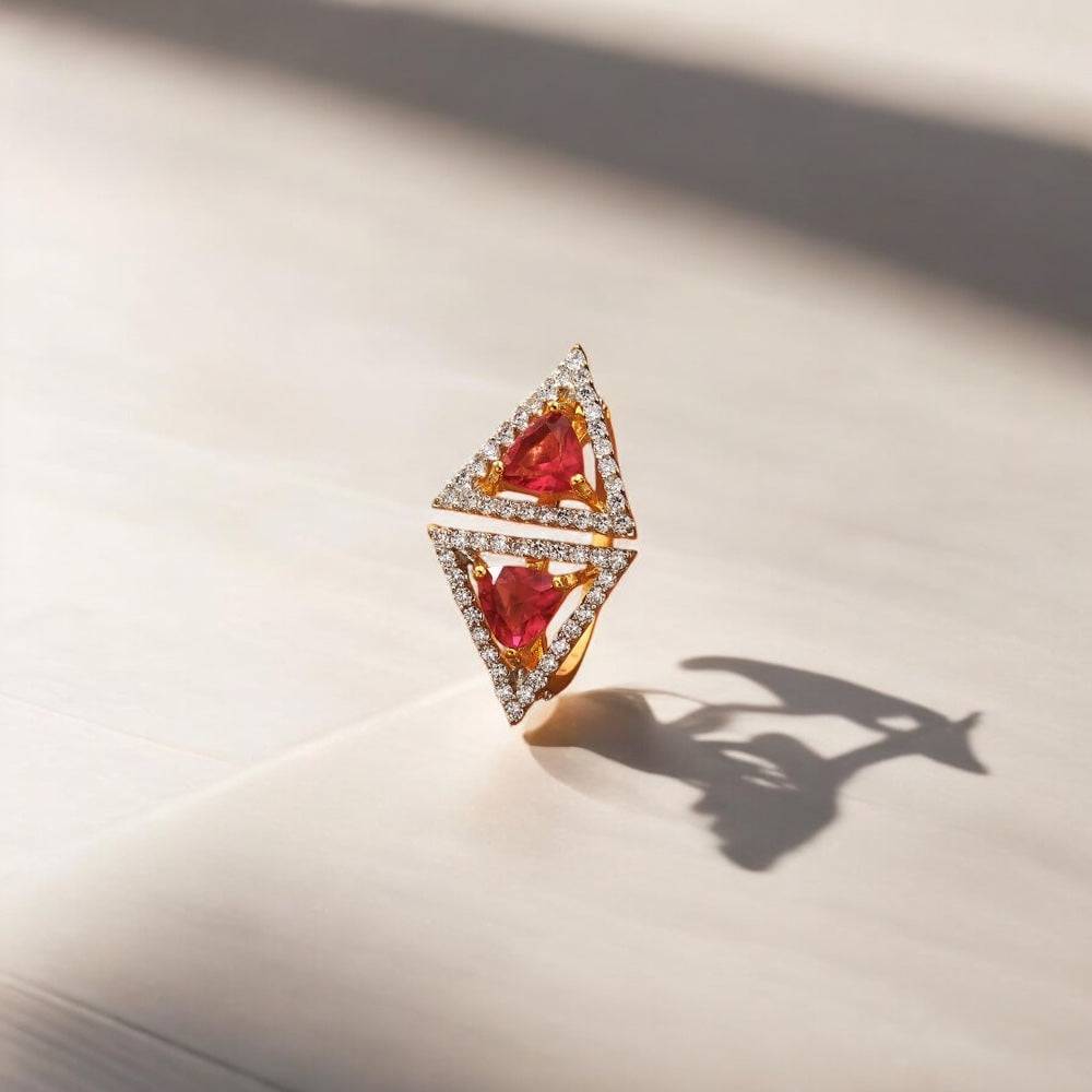 431809 Cz Adjustable Ring Rani