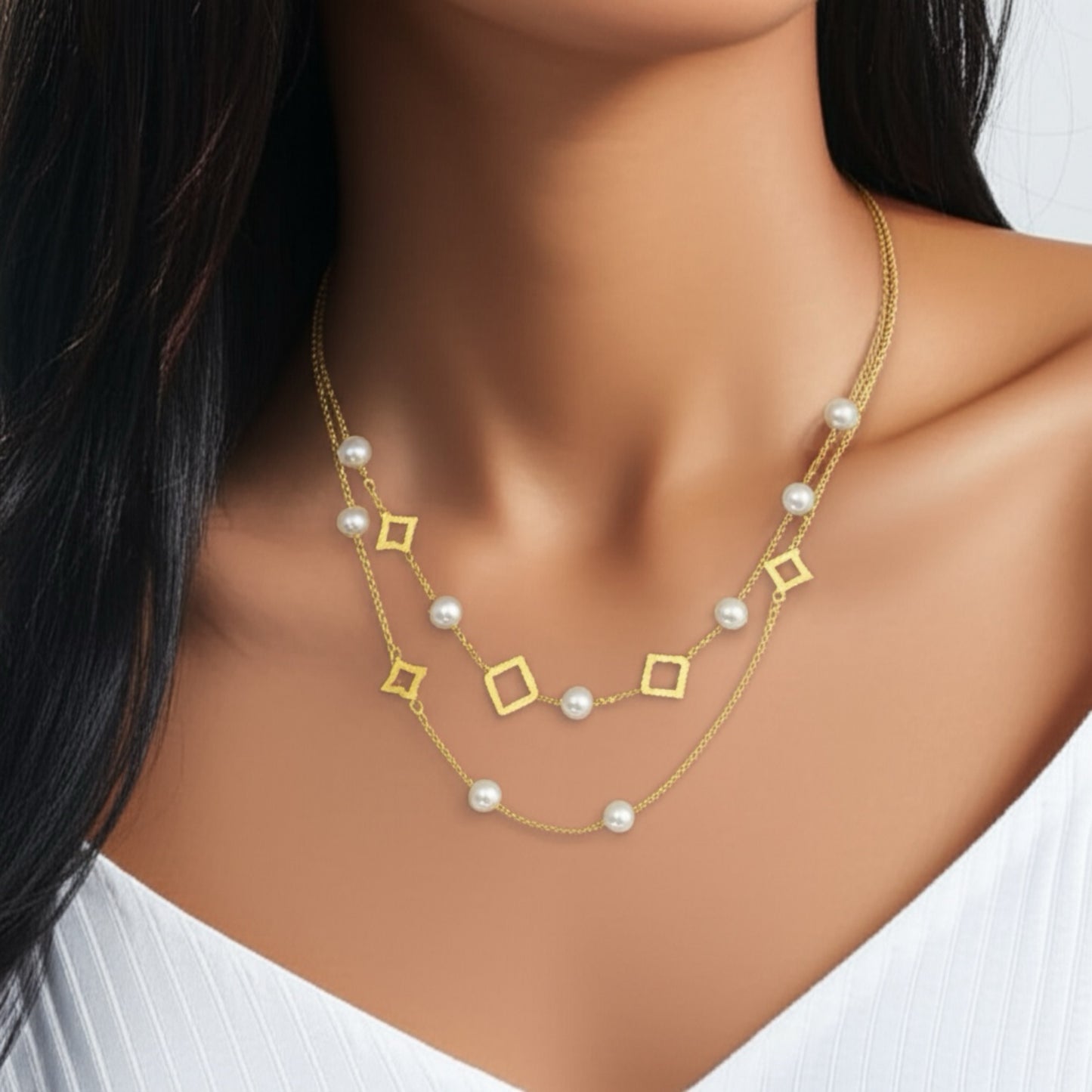 42453 Delicate Mala Necklace