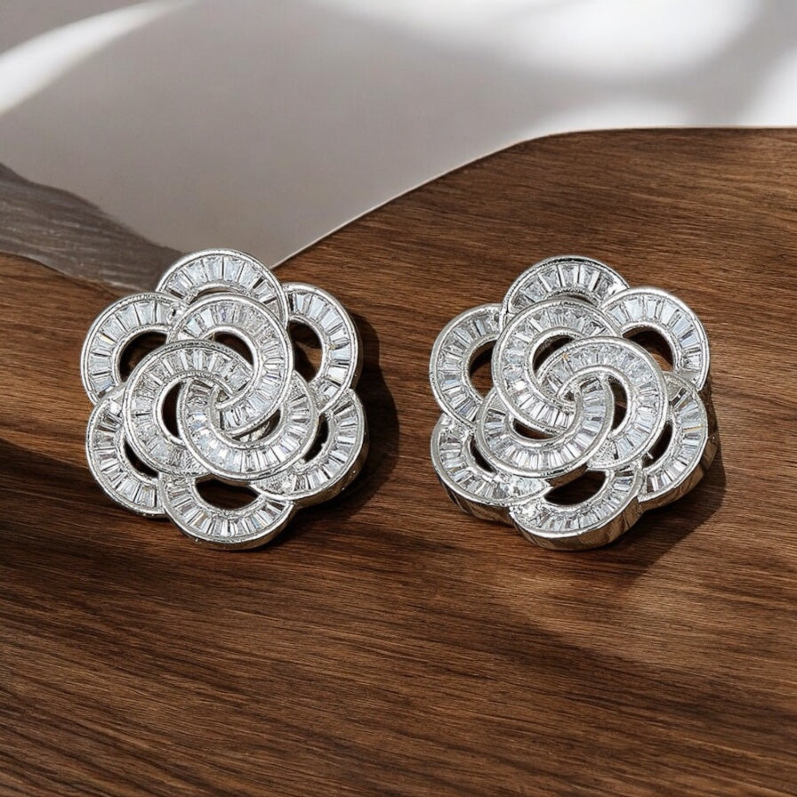 430631 Cz Classic Tops With Rhodium Plating-Silver