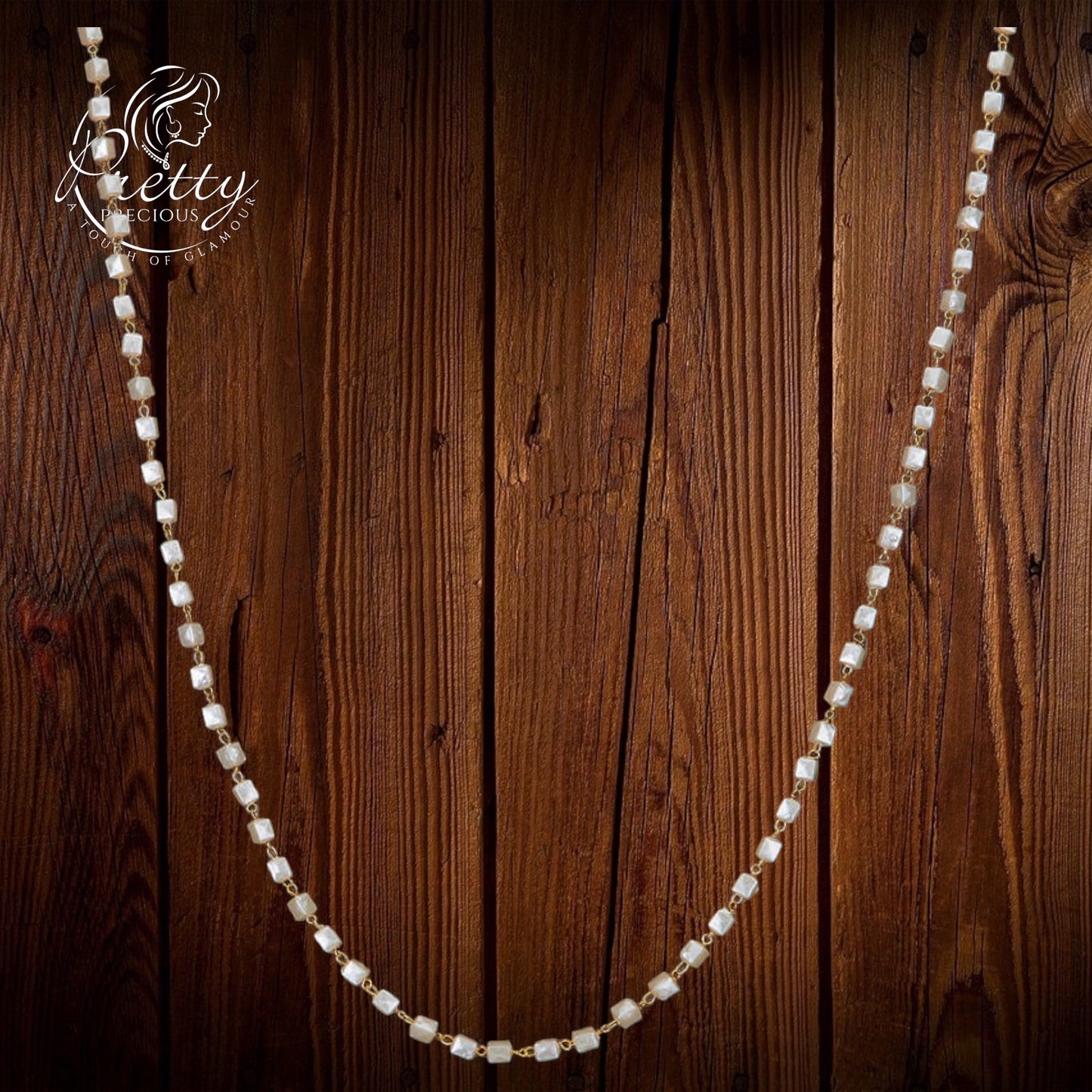 427467 Cz Mala Necklace With Gold Plating